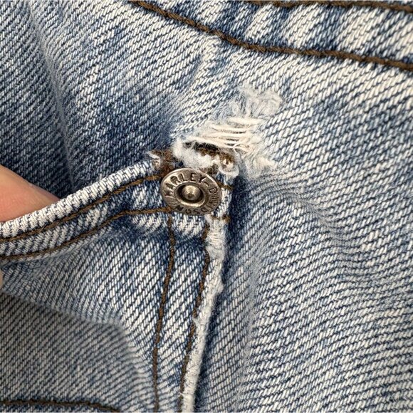 Vintage Harley Davidson Men's Traditional Light Wash Denim Jeans 36 USA Biker - Picture 15 of 16